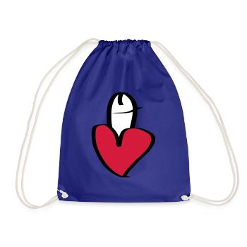 J’aime les pénis - I love penises - Sac de sport léger - bleu roi - Devant