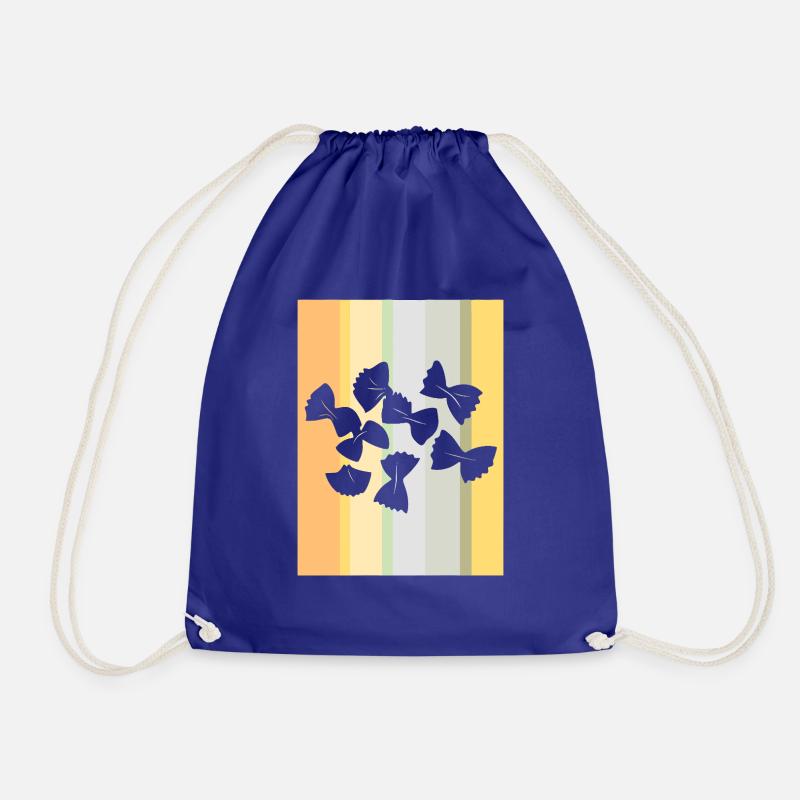 Pasta Lasagna - Drawstring Bag - royal blue