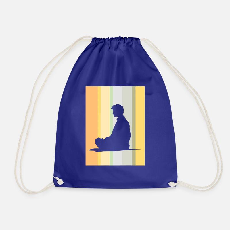 Meditation Inner Peace - Drawstring Bag - royal blue