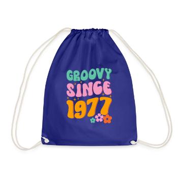 Groovy Hippie depuis 1977 - Sac de sport léger - bleu roi - Devant