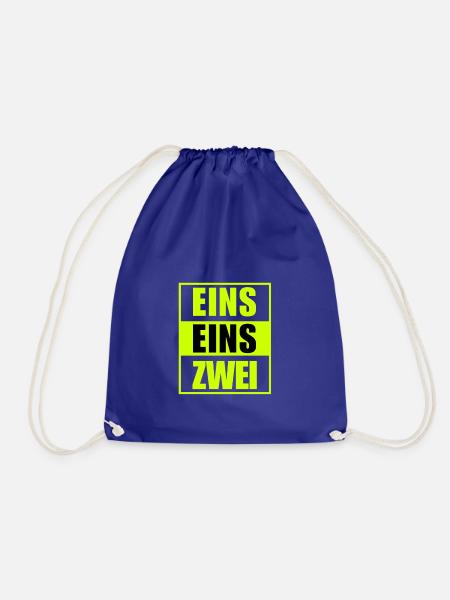 112 EINS EINS ZWEI - Turnbeutel - Königsblau