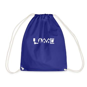 Amour - marchand immobilier, agent immobilier - Sac de sport léger - bleu roi - Devant