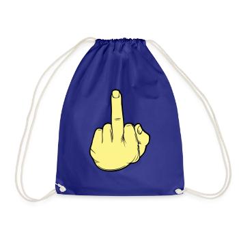 Main du Majeur 02 - Sac de sport léger - bleu roi - Devant