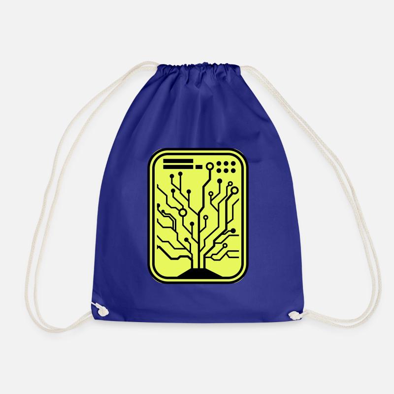 micro chip - Turnbeutel - Königsblau