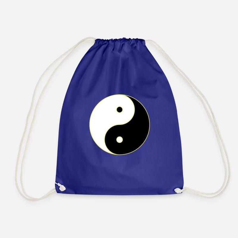 Yin Yang - Drawstring Bag - royal blue