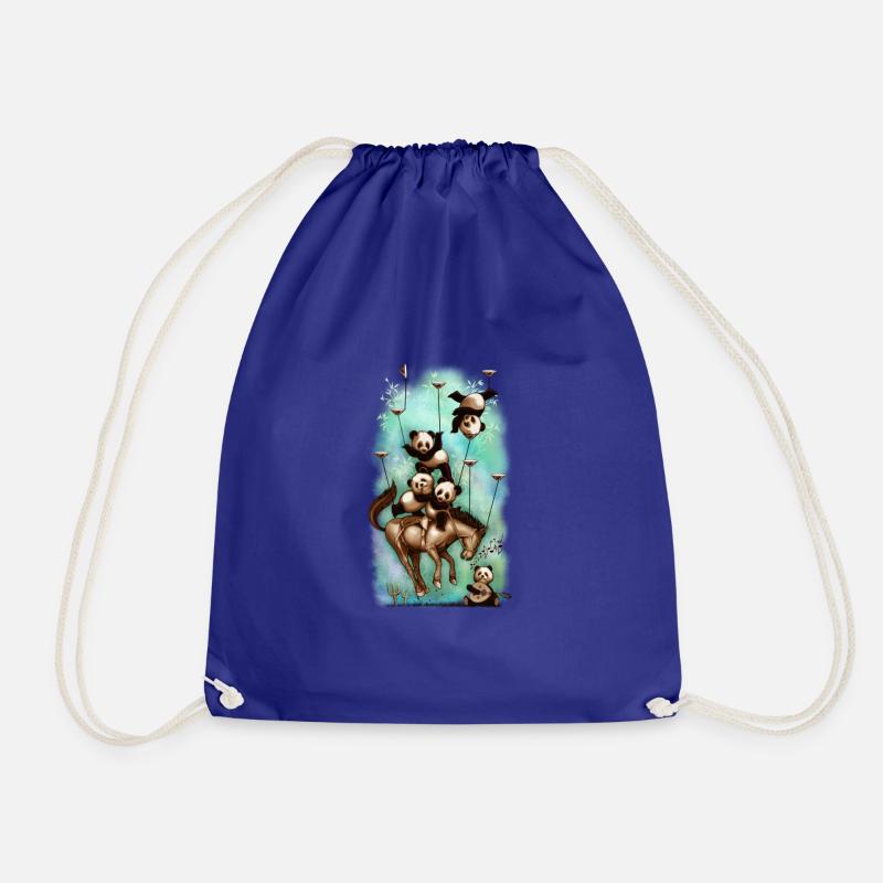 acrobatrodeo_MARKET - Drawstring Bag - royal blue