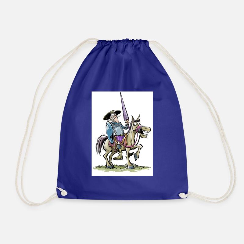 Don Quixote - Drawstring Bag - royal blue
