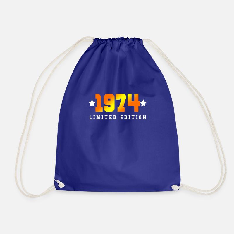 1974 Limited Edition - Drawstring Bag - royal blue