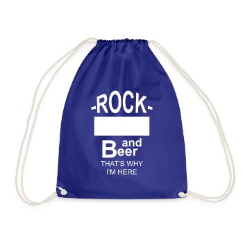 Bière Vin Whisky Schnaps Alcool - Sac de sport léger - bleu roi - Devant