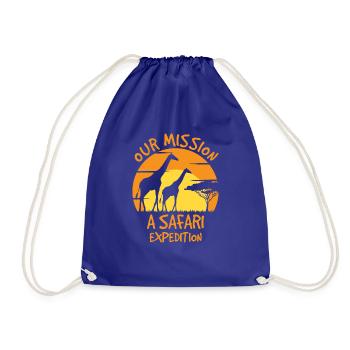 Notre mission Une expédition safari - Sac de sport léger - bleu roi - Devant