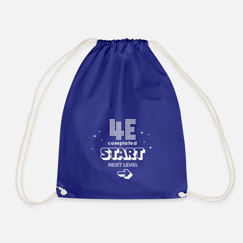Graduating class 4e - Drawstring Bag - royal blue