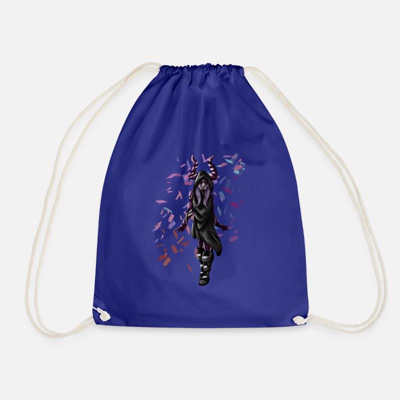 Cyber Devil - Drawstring Bag - royal blue