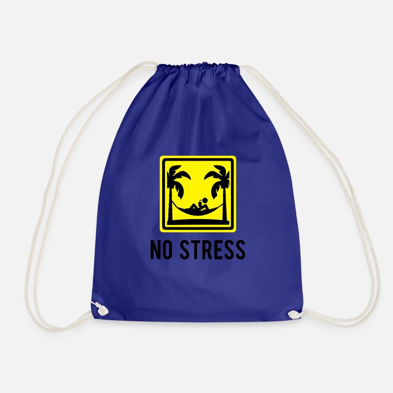 No stress - Turnbeutel - Königsblau