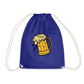 Bier Bier verre22032 - Turnbeutel - Königsblau - Vorne