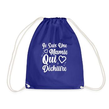 Je suis une mamie qui déchire grand-mère cadeau - Sac de sport léger - bleu roi - Devant