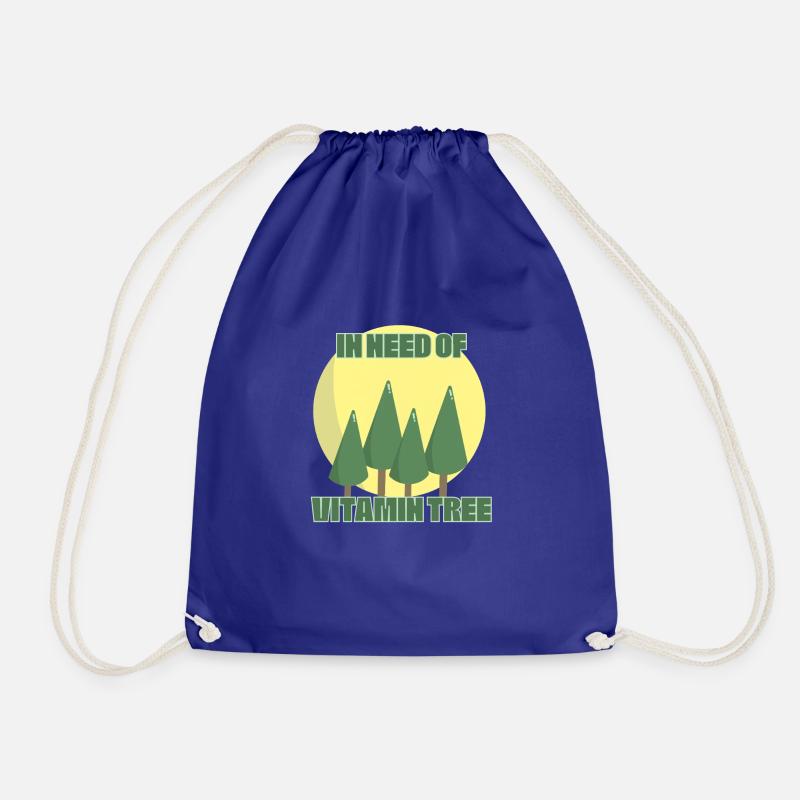 Vitamin Tree - Drawstring Bag - royal blue
