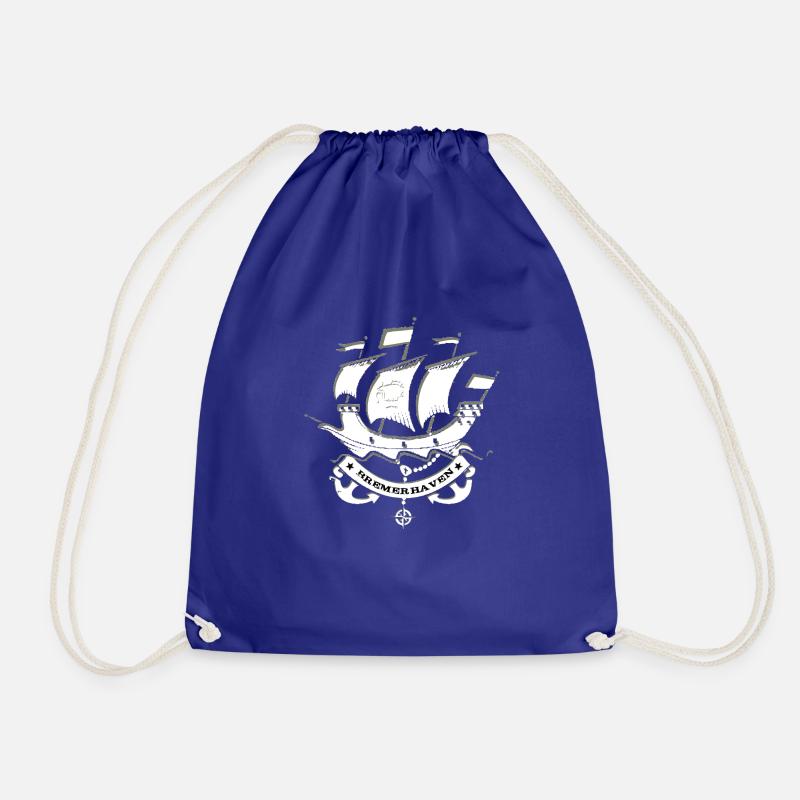 Bremerhaven - Drawstring Bag - royal blue
