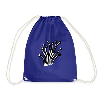 nature mushrooms 04 - Sac de sport léger - bleu roi - Devant