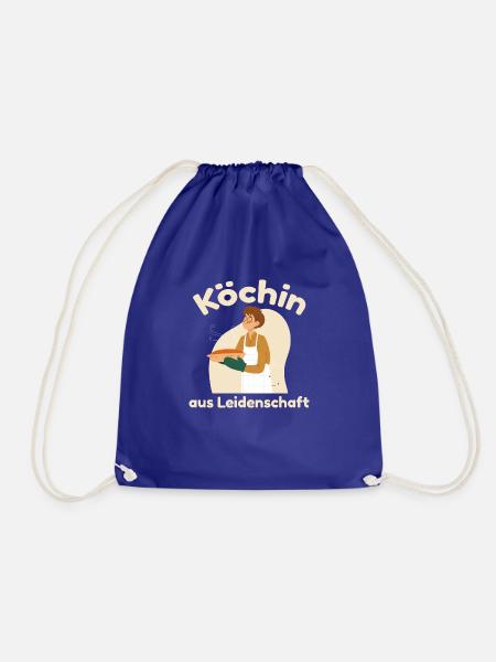 Köchin aus Leidenschaft - Turnbeutel - Königsblau