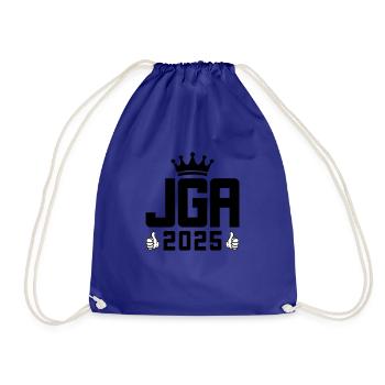 JGA 2025 Cool - Turnbeutel - Königsblau - Vorne