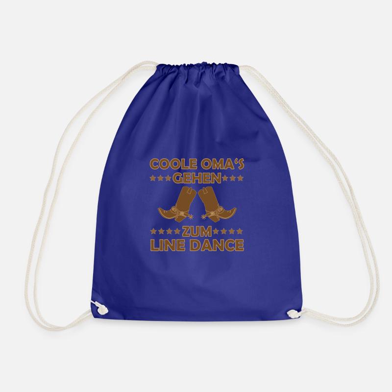 Linedance Oma Geschenk - Turnbeutel - Königsblau