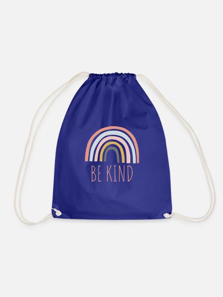 Be Kind - Turnbeutel - Königsblau