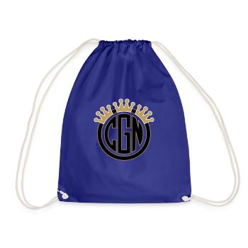 CGN Logo 3 - Drawstring Bag - royal blue - Front