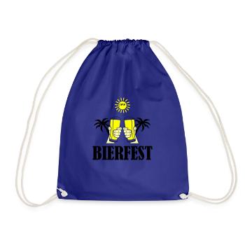 fête de la bière 01 - Sac de sport léger - bleu roi - Devant