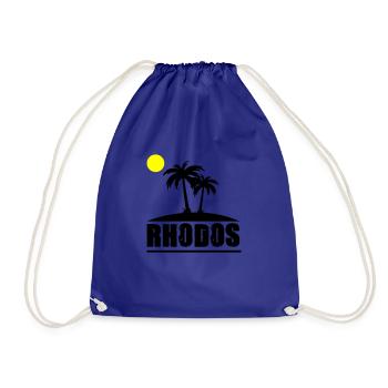 rhodos - Turnbeutel - Königsblau - Vorne