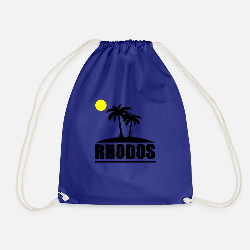 rhodos - Turnbeutel - Königsblau