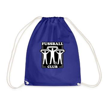 Fussball Club Fans - Turnbeutel - Königsblau - Vorne