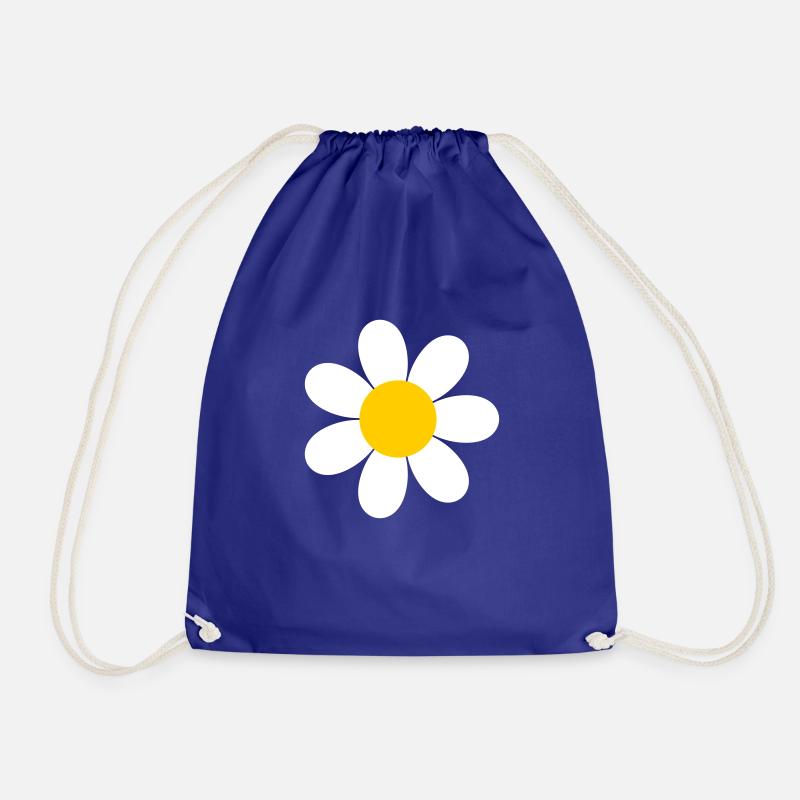 Gänseblümchen Blume - Turnbeutel - Königsblau