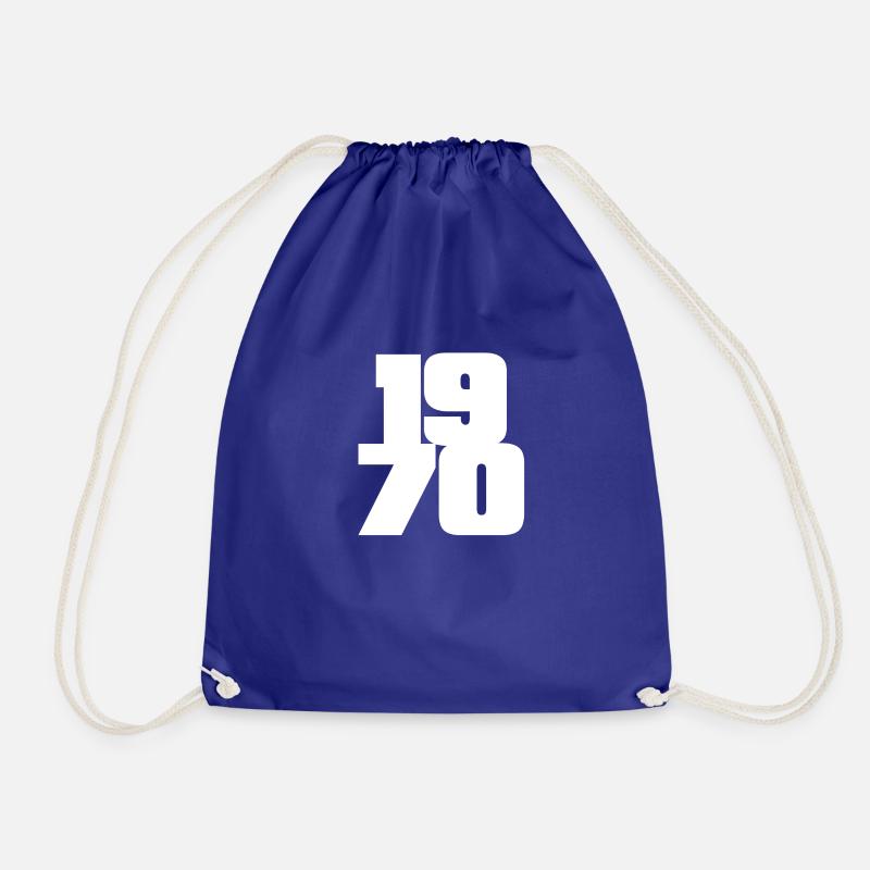 1970 - Drawstring Bag - royal blue