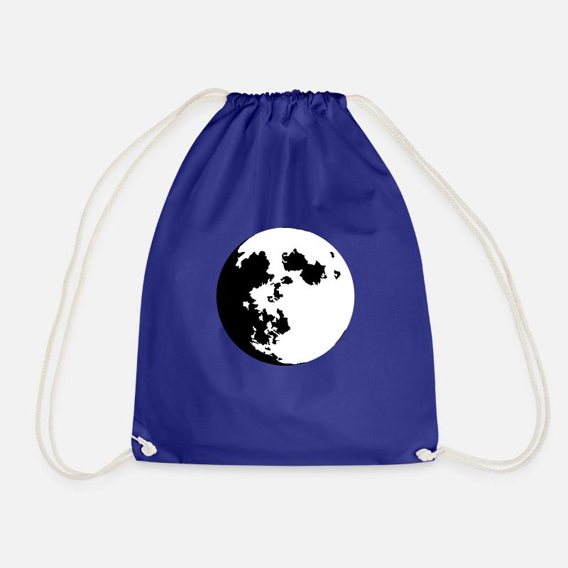 Lune (couleur personnalisable) - Sac de sport léger - bleu roi