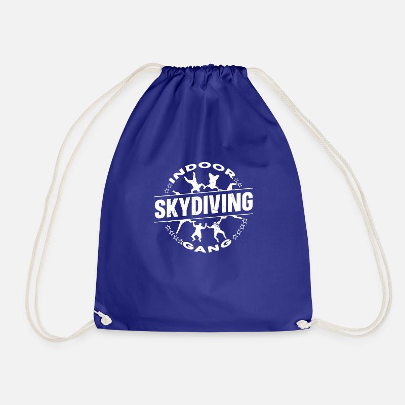 Indoor-Skydiving - Turnbeutel - Königsblau
