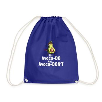 Avocados Avocado Avocado-Liebhaber Geschenk - Turnbeutel - Königsblau - Vorne