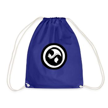 Yin Yang Signe Symbole Paix Bonheur Vecteur 3 - Sac de sport léger - bleu roi - Devant