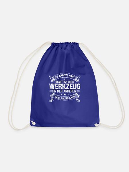 Handwerker Beruf Handwerk Geschenk - Turnbeutel - Königsblau