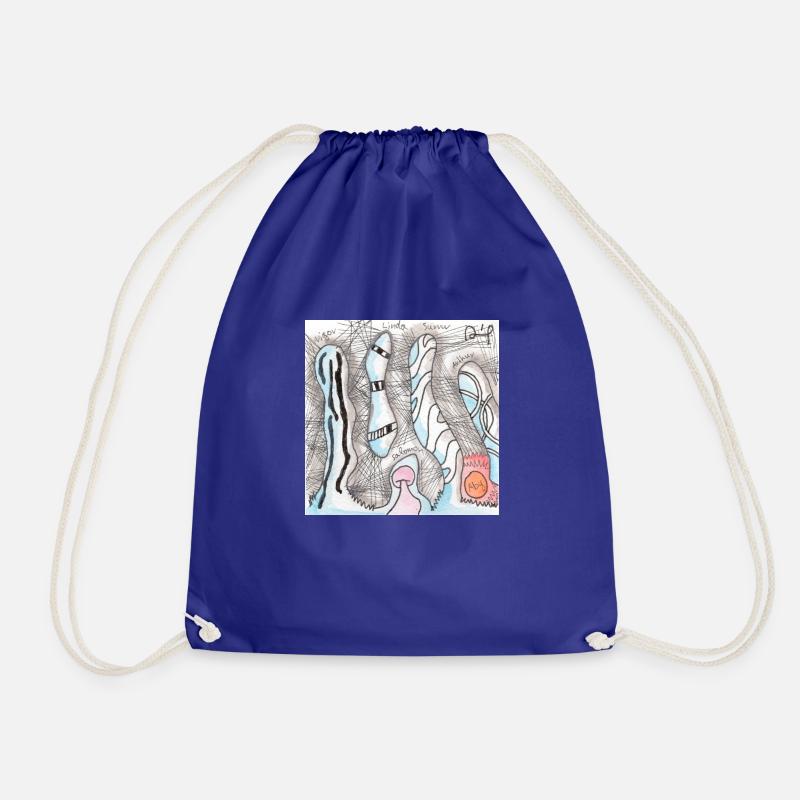 Tangled 30 - Drawstring Bag - royal blue