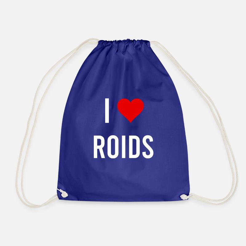 I Love Roids - Turnbeutel - Königsblau