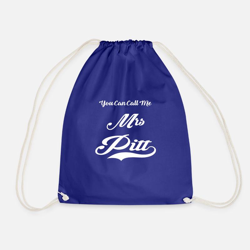 4 - Drawstring Bag - royal blue
