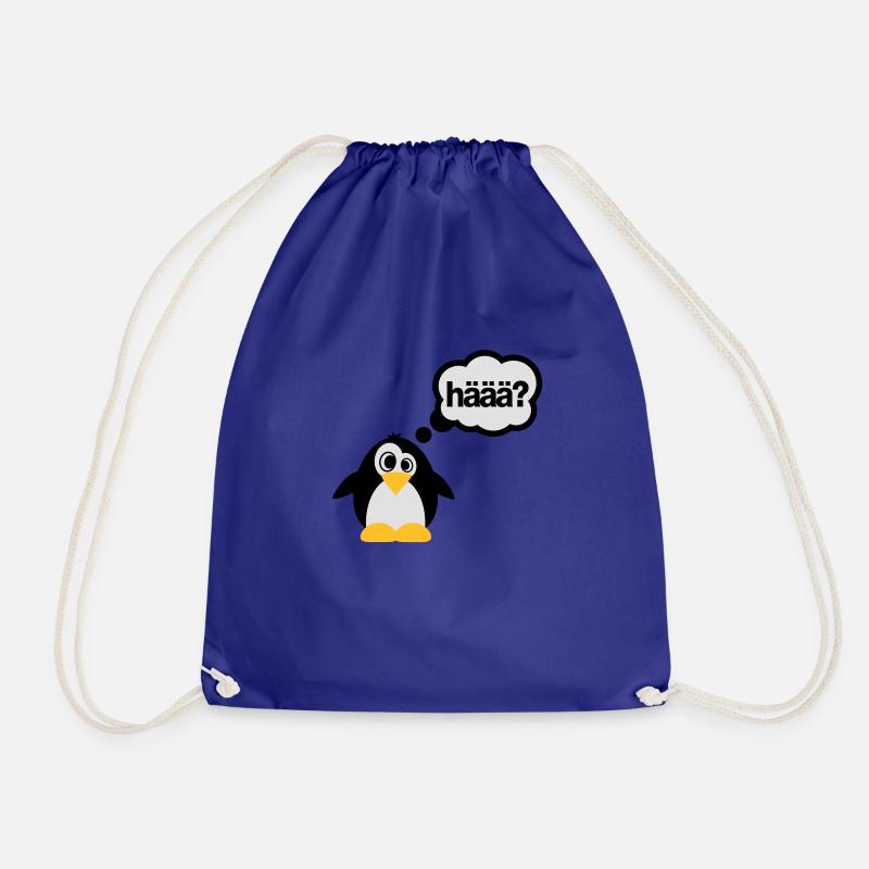 Pinguine - häää? - Turnbeutel - Königsblau