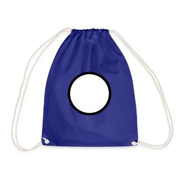 Circle around art form family crew team - Drawstring Bag - royal blue - Front