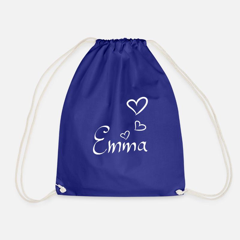 Emma liebt Dich - Turnbeutel - Königsblau