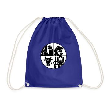 Nordic room - Drawstring Bag - royal blue - Front
