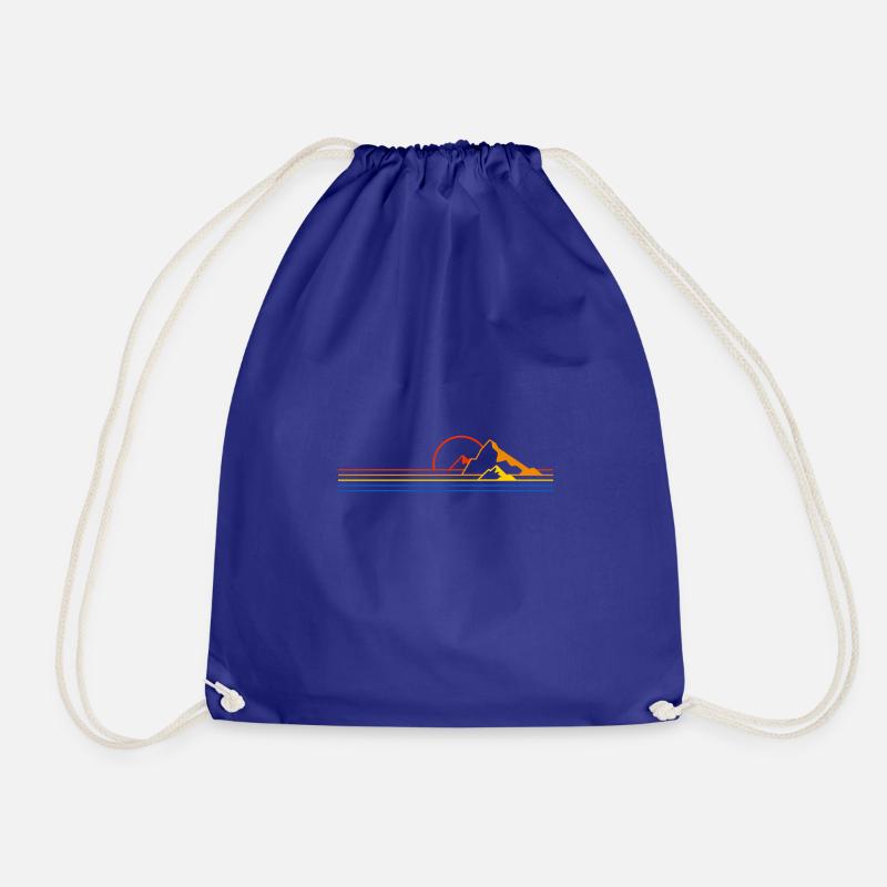 Sunset - Drawstring Bag - royal blue