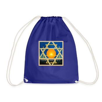 Secret Symbolism - Drawstring Bag - royal blue - Front