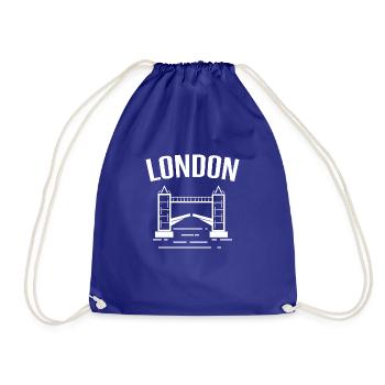 Londoner Brücke - Turnbeutel - Königsblau - Vorne