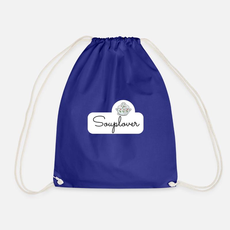 Soup lovers - Drawstring Bag - royal blue