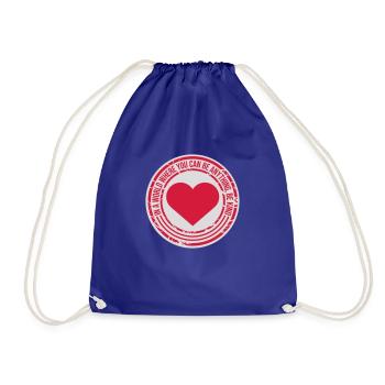 Vous pouvez être gentil - Sac de sport léger - bleu roi - Devant
